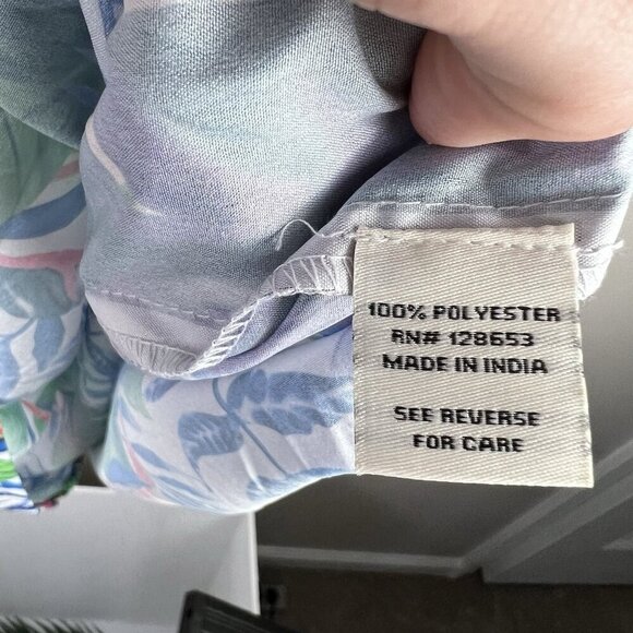 Rachel Zoe Tropical Midi Skirt Size Medium Colorful Vacation Beachy Artsy Island - Picture 8 of 10